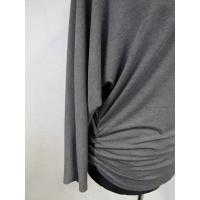 Tunika Amaya kimono nietoperz dla puszystej - szary melanż